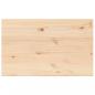 Preview: Tischplatte 80x50x2,5 cm Rechteckig Massivholz Kiefer