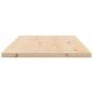 Preview: Tischplatte 100x50x2,5 cm Rechteckig Massivholz Kiefer