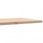 Preview: Tischplatte 100x50x2,5 cm Rechteckig Massivholz Kiefer