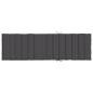 Preview: Sonnenliegen-Auflage Melange Anthrazit 200x70x4 cm Stoff
