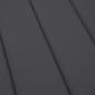 Preview: Sonnenliegen-Auflage Melange Anthrazit 200x70x4 cm Stoff