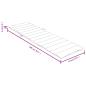 Preview: Sonnenliegen-Auflage Melange Anthrazit 200x70x4 cm Stoff