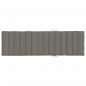 Preview: Sonnenliegen-Auflage Melange Dunkelgrau 200x60x4 cm Stoff