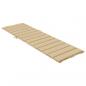 Preview: Sonnenliegen-Auflage Melange Beige 200x60x4 cm Stoff