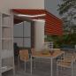 Preview: ARDEBO.de - Markise Automatisch mit Rollo LED Windsensor 3x2,5m