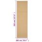Preview: Teppich Natur Sisal 100x350 cm