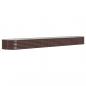 Preview: Hochbeet Pulverbeschichteter Stahl 440x80x36 cm Braun