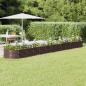 Preview: ARDEBO.de - Hochbeet Pulverbeschichteter Stahl 512x80x36 cm Braun