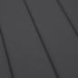 Preview: Sonnenliegen-Auflage Melange Anthrazit 200x60x4 cm Stoff