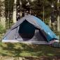 Preview: ARDEBO.de - Kuppel-Campingzelt 2 Personen Blau Wasserdicht