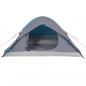 Preview: Kuppel-Campingzelt 2 Personen Blau Wasserdicht