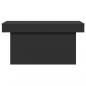 Preview: Couchtisch Schwarz 80x55x40 cm Holzwerkstoff