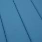 Preview: Sonnenliegen-Auflage Melange Blau 200x60x4 cm Stoff