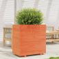 Preview: Pflanzkübel Wachsbraun 70x40x72,5 cm Massivholz Kiefer
