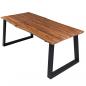 Preview: ARDEBO.de - Esstisch 170x90x75 cm Massivholz Akazie