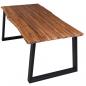 Preview: Esstisch 170x90x75 cm Massivholz Akazie