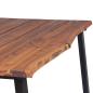 Preview: Esstisch 170x90x75 cm Massivholz Akazie