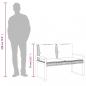 Preview: 4-tlg. Garten-Lounge-Set mit Kissen Beige Poly Rattan