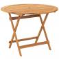 Preview: 5-tlg. Garten-Essgruppe Stoff und Massivholz Beige