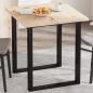 Preview: ARDEBO.de - Tischplatten 2 Stk. 70x35x2,5 cm Rechteckig Massivholz Kiefer