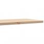 Preview: Tischplatte 110x40x2,5 cm Rechteckig Massivholz Kiefer