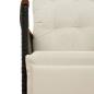 Preview: 7-tlg. Garten-Essgruppe mit Kissen Schwarz Poly Rattan