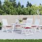 Preview: ARDEBO.de - Gartenstuhl-Kissen 4 Stk. Weinrot 40x40x3 cm Oxford-Gewebe