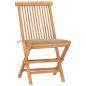 Preview: 3-tlg. Garten-Essgruppe mit Kissen Klappbar Massivholz Teak