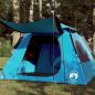 Preview: ARDEBO.de - Kuppel-Campingzelt 4 Personen Blau Quick Release