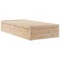 Preview: Massivholzbett ohne Matratze 100x200 cm Kiefernholz