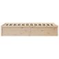 Preview: Massivholzbett ohne Matratze 100x200 cm Kiefernholz