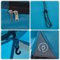 Preview: Kuppel-Campingzelt 3 Personen Blau Quick Release