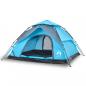 Preview: Kuppel-Campingzelt 5 Personen Blau Quick Release