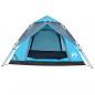 Preview: Kuppel-Campingzelt 5 Personen Blau Quick Release