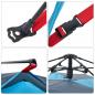 Preview: Kuppel-Campingzelt 5 Personen Blau Quick Release