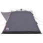 Preview: Campingzelt 4 Personen Grau und Orange Quick Release