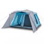 Preview: Familienzelt mit Vorzelt 9 Personen Blau Quick Release