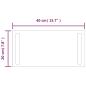 Preview: LED-Badspiegel 40x20 cm