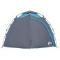 Preview: Kuppel-Campingzelt 4 Personen Blau Quick Release