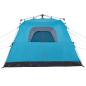 Preview: Campingzelt 4 Personen Blau Quick Release