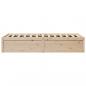 Preview: Massivholzbett ohne Matratze 90x190 cm Kiefernholz