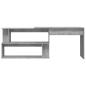 Preview: Eckschreibtisch Grau Sonoma 200x50x76 cm Holzwerkstoff