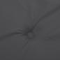 Preview: Niedriglehner-Auflagen 6 Stk Melange Anthrazit 100x50x4cm Stoff