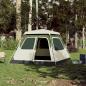 Preview: Kuppel-Campingzelt 4 Personen Grün Quick Release