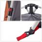 Preview: Kuppel-Campingzelt 4 Personen Grau und Orange Quick Release