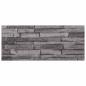 Preview: 3D-Wandpaneele 14 Stk. Anthrazit 100x25 cm EPS