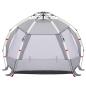 Preview: Strandzelt 2 Personen Grau Quick Release Wasserdicht