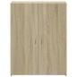 Preview: Aktenschrank Sonoma-Eiche 60x32x77,5 cm Holzwerkstoff