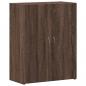 Preview: Aktenschrank Braun Eichen-Optik 60x32x77,5 cm Holzwerkstoff