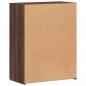 Preview: Aktenschrank Braun Eichen-Optik 60x32x77,5 cm Holzwerkstoff